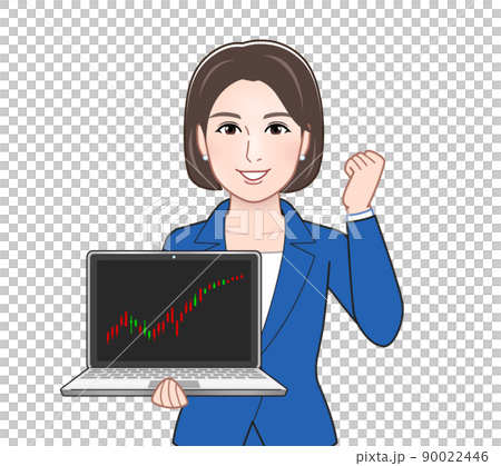ビジネスシーン若い女性 90022446