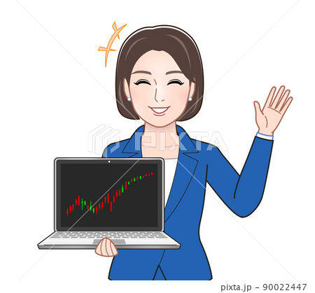 ビジネスシーン若い女性 90022447