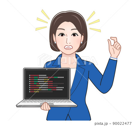 ビジネスシーン若い女性 ビジネスシーン若い女性 90022477