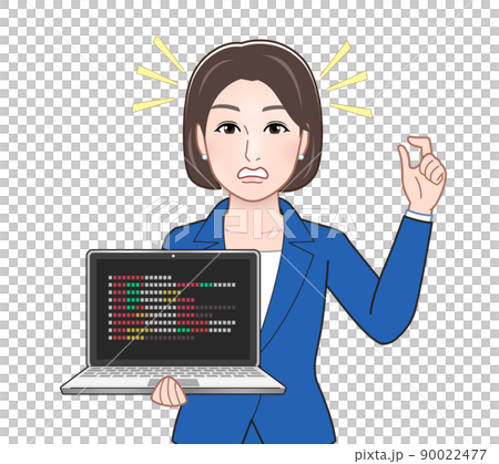 ビジネスシーン若い女性 ビジネスシーン若い女性 90022477