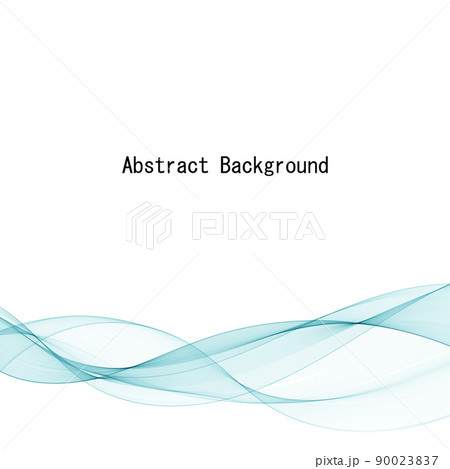 blue abstract wave. vector background. layout for advertising 90023837