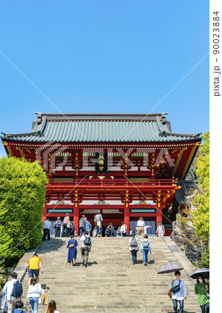 【神奈川県】爽やかに晴れた鎌倉の鶴岡八幡宮 【神奈川県】爽やかに晴れた鎌倉の鶴岡八幡宮 90023884