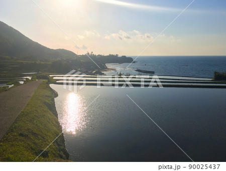 京都丹後袖志の棚田01 90025437