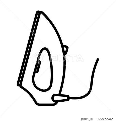 Steam Iron Icon 90025582