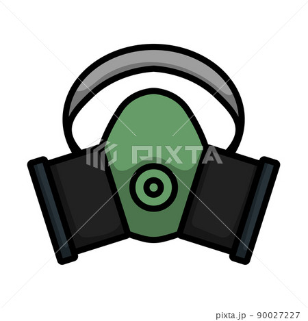 Dust Protection Mask Icon Dust Protection Mask Icon 90027227