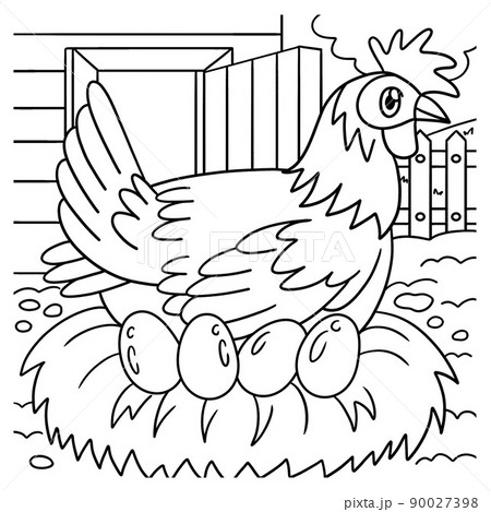 A Big Chicken , Vector or Color Illustration Stock Vector - Illustration of  cooked, dish: 160161269