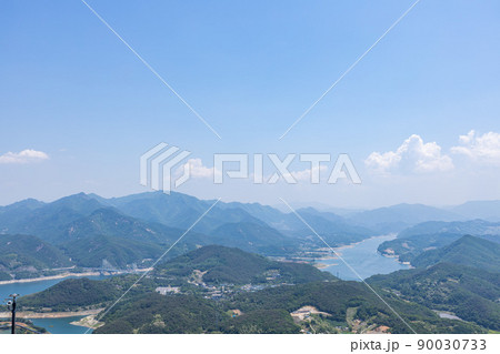 堤川市 飛鳳山 忠州湖 90030733