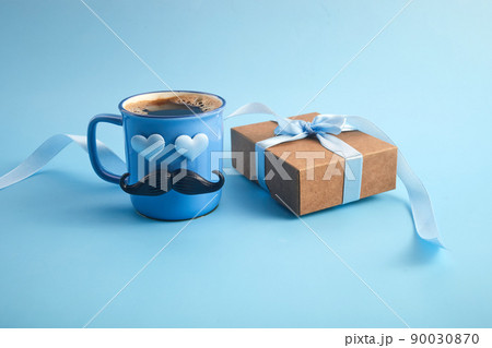 Happy Father's Day inscription with a cup of coffee Happy Father's Day inscription with a cup of coffee 90030870