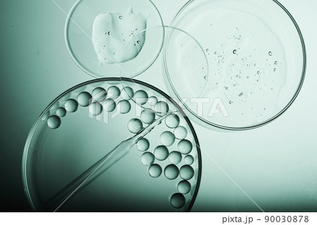 Abstract cosmetic laboratory. Chemical laboratory research. Cosmetic Essence Abstract cosmetic laboratory. Chemical laboratory research. Cosmetic Essence 90030878