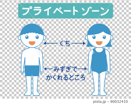 プライベートゾーン イラストのイラスト素材 [90032410] PIXTA