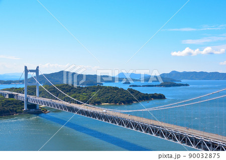 下津井瀬戸大橋　鷲羽山より 90032875