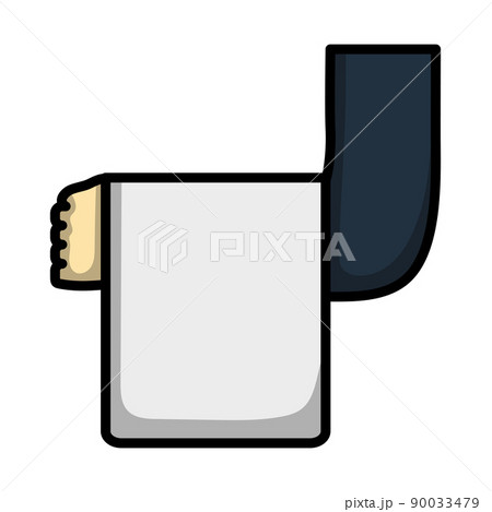 Icon Of Waiter Hand With Towelのイラスト素材 [90033479] - PIXTA