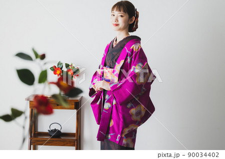 着物 紬 銘仙 アンティーク羽織 着物 紬 銘仙 アンティーク羽織 90034402