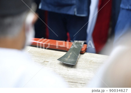 御柱祭　建御柱 90034627