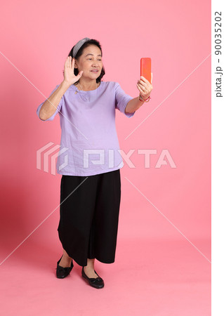 Senior Asian Woman 90035202