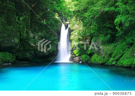 【高知県】にこ淵の仁淀ブルー 90036875