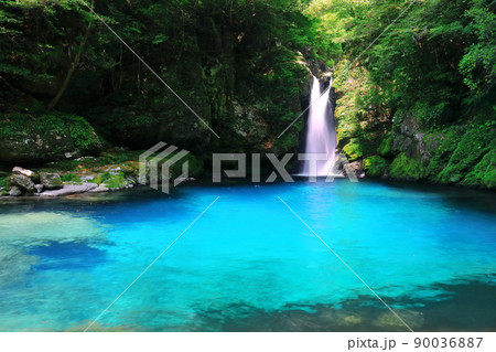 【高知県】にこ淵の仁淀ブルー 【高知県】にこ淵の仁淀ブルー 90036887