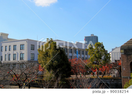 独立行政法人造幣局本局　俗称大阪造幣局　構外の橋より 90038254