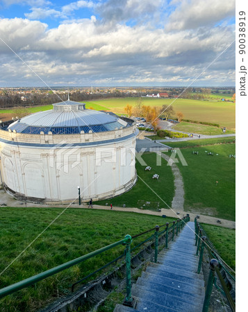 The Lion's Mound in Waterloo, Belgium The Lion's Mound in Waterloo, Belgium 90038919