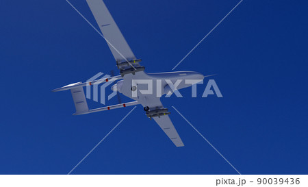 UAV ドローン 無人航空機 無人機 CG 3D イラスト 90039436
