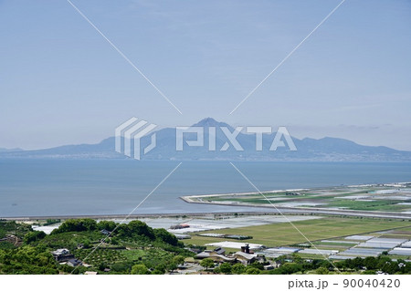 熊本県実山（げんやま）展望公園からの眺望 90040420
