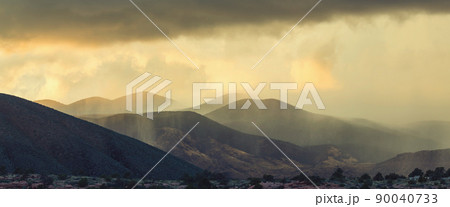 Rain in mountains Rain in mountains 90040733