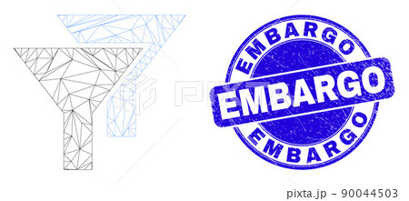 Blue Distress Embargo Seal and Web Carcass Filters Blue Distress Embargo Seal and Web Carcass Filters 90044503