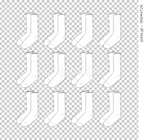 靴下のイラストセット 90044726