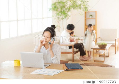 リモートワーク ママ リモートワーク ママ 90047703