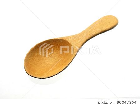 Wooden spoon on White background Wooden spoon on White background 90047804