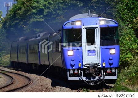 キハ183系500番台　北斗　函館線　大沼付近 90048484