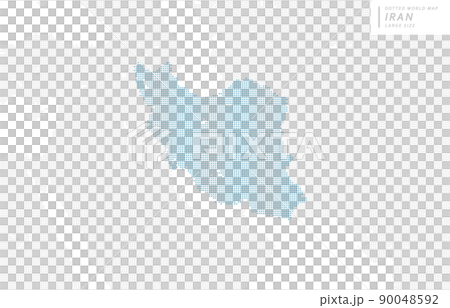 A blue dot map centered on Iran. Large size. A blue dot map centered on Iran. Large size. 90048592