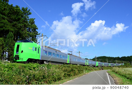 789系0番台 白鳥 津軽線 蟹田~瀬辺地 789系0番台 白鳥 津軽線 蟹田~瀬辺地 90048740