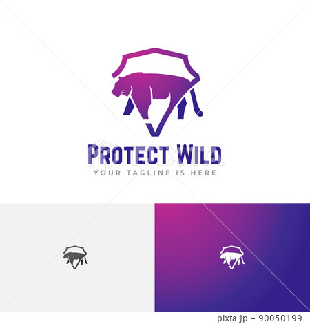 Tiger Shield Protect Wild Animal Nature Wildlife Logo Tiger Shield Protect Wild Animal Nature Wildlife Logo 90050199
