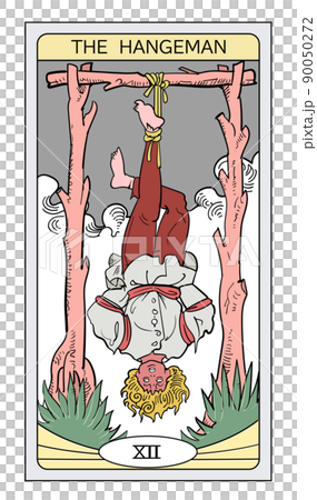 タロットカード-吊るされた男-ハングドマン 90050272