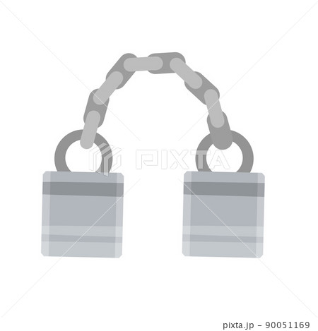 Handcuff. Icon of arrest of offender. 90051169
