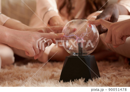 Friends Touching Plasma Ball 90051478