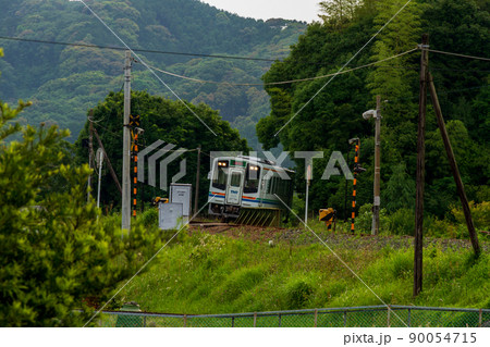 静岡県袋井市川会　天竜浜名湖鉄道と沿線の風景 90054715