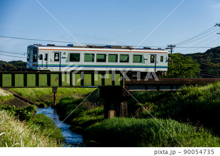静岡県袋井市川会　天竜浜名湖鉄道と沿線の風景 90054735