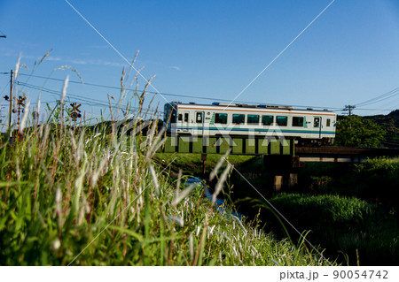 静岡県袋井市川会　天竜浜名湖鉄道と沿線の風景 90054742