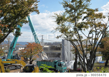 旧水沢消防署の解体 90056470