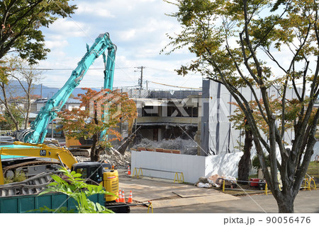 旧水沢消防署の解体 90056476