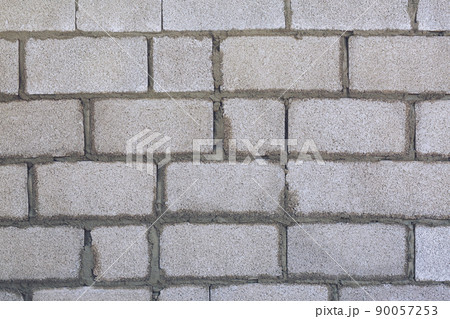 Texture brick and block masonry walls with plaster 90057253