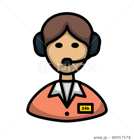 24 Hour Operator Icon 24 Hour Operator Icon 90057578