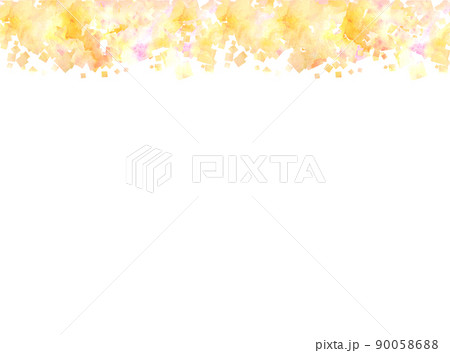 水彩風スクエア横シームレス背景、フレーム 90058688