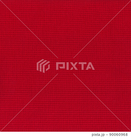 Red color textile texture coarse fabric, fabric macro shooting background Red color textile texture coarse fabric, fabric macro shooting background 90060968