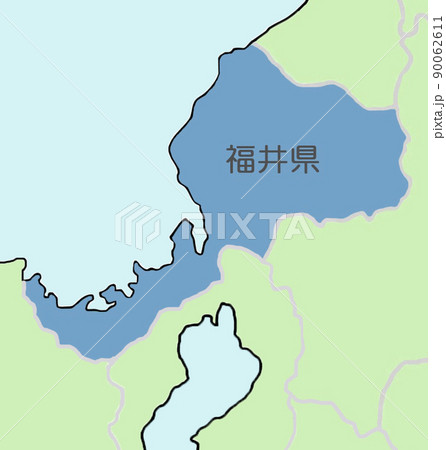 事件（暗いイメージ）の地図　福井県 90062611