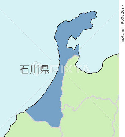 事件（暗いイメージ）の地図　石川県 90062637