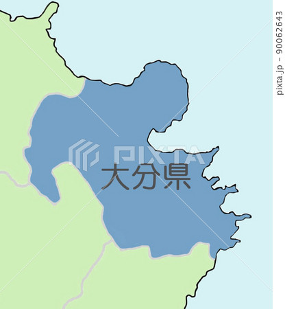 事件(暗いイメージ)の地図 大分県 事件(暗いイメージ)の地図 大分県 90062643