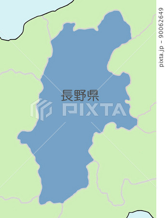 事件（暗いイメージ）の地図　長野県 90062649